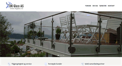 Desktop Screenshot of okglass.no